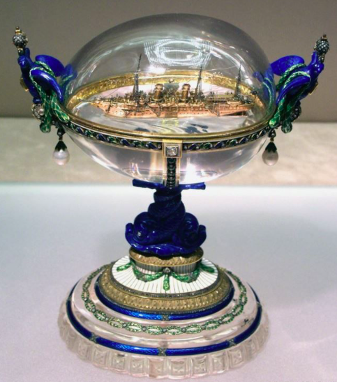 Rare House of Faberge Egg Lily of the Valley